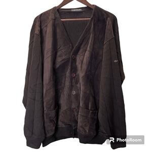 IL GRANCHIO FRONT LEATHER JACKET SIZE X LARGE